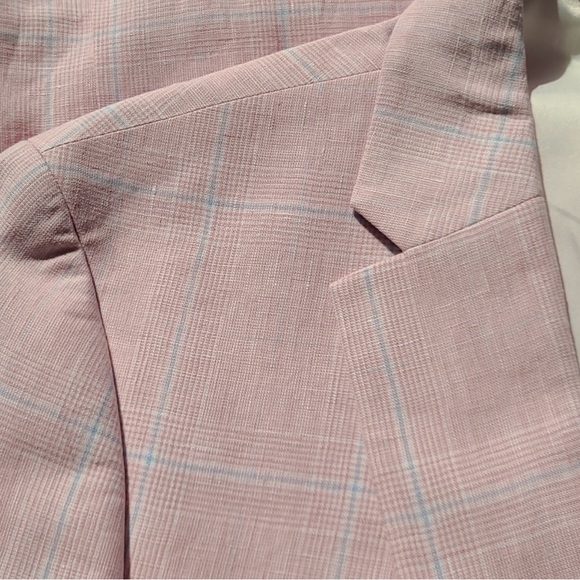 MEN’S NWT 🩷Tommy Hilfiger Pink Sport Coat with Notch Lapel! - Picture 6 of 14